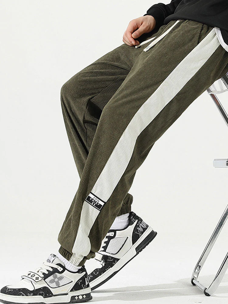 Aurick® | Side Stripe Corduroy Jogging Pants - Image 4