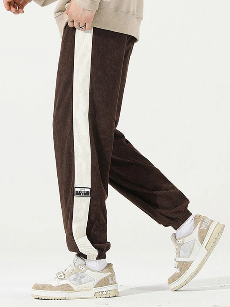 Aurick® | Side Stripe Corduroy Jogging Pants - Image 5