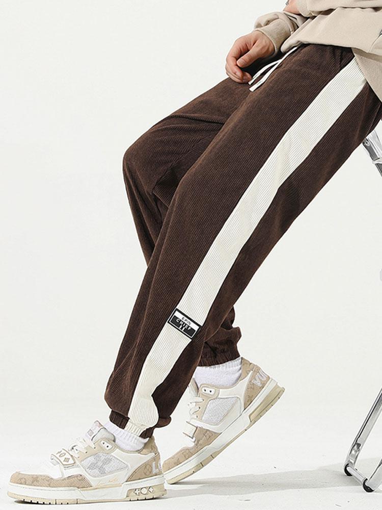 Aurick® | Side Stripe Corduroy Jogging Pants - Image 7