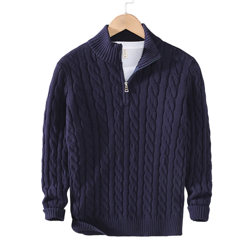 Ausonio® | Luxury Sweater With Zip - Image 14