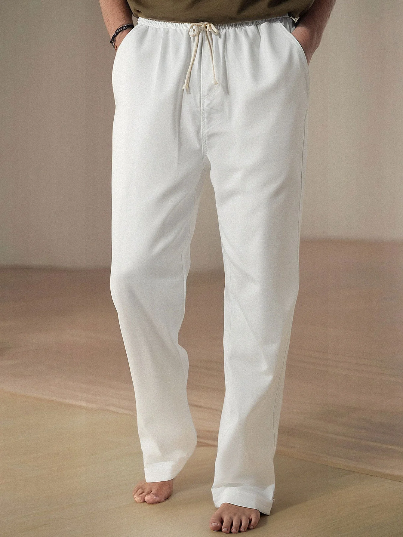 Ax® | Straight Leg Linen Pants - Image 3
