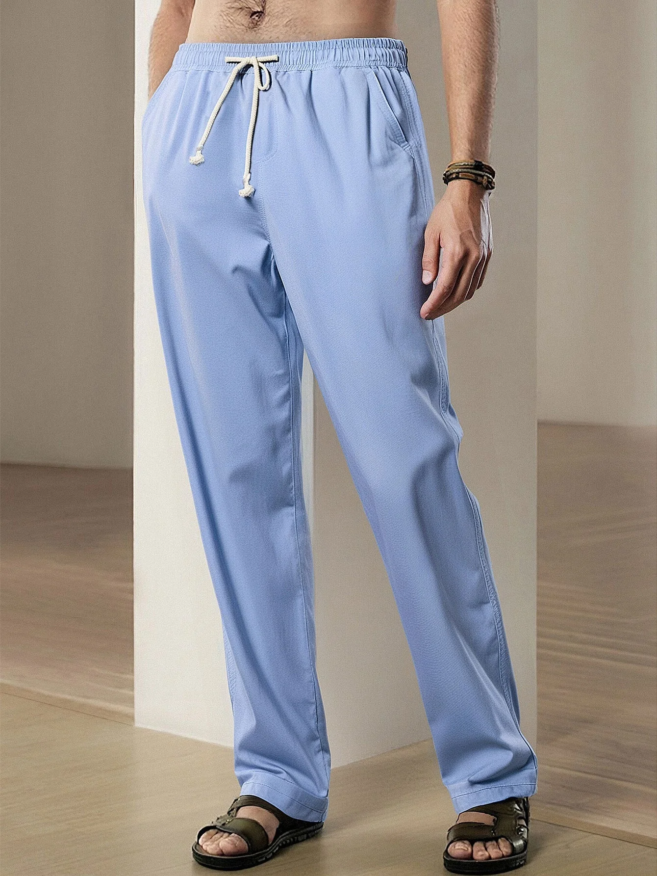 Ax® | Straight Leg Linen Pants - Image 5