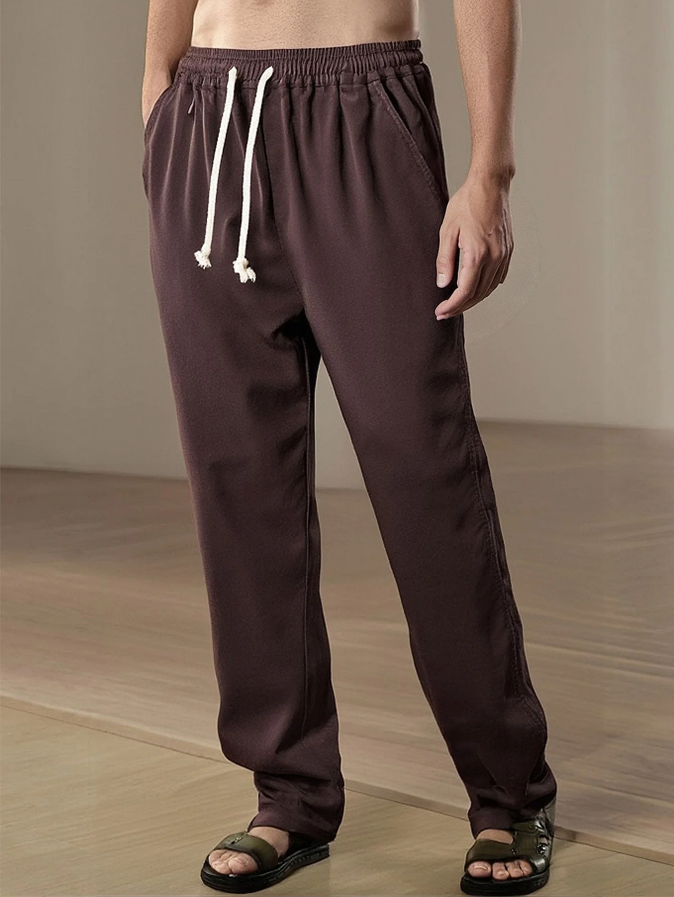 Ax® | Straight Leg Linen Pants - Image 6