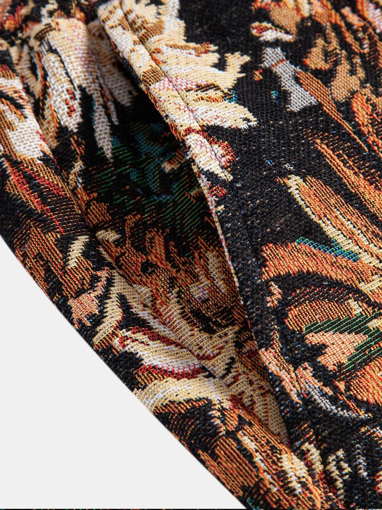 Axton® | Painted Floral Jacquard Shorts - Image 11