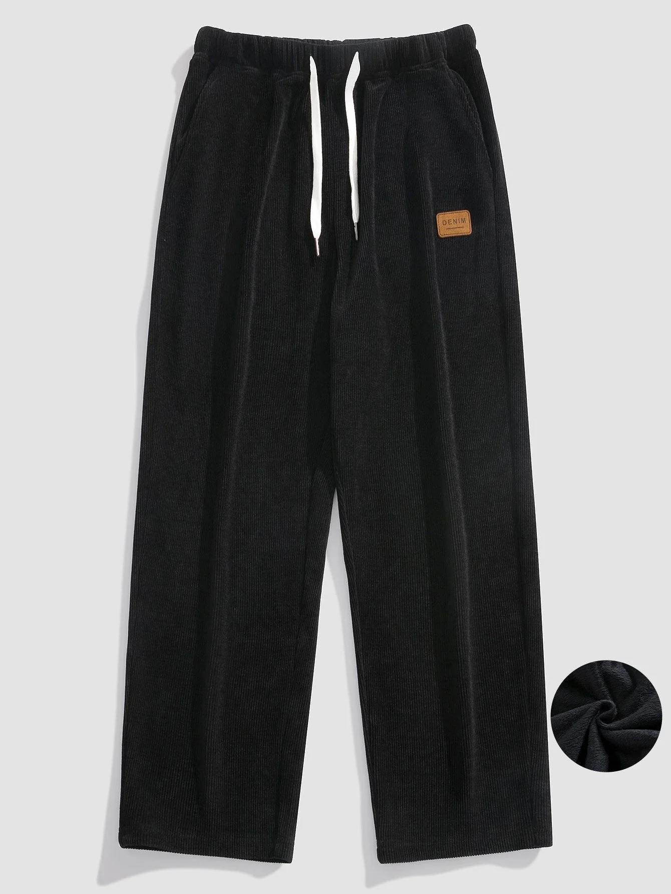 Aydin® | Polar Fleece Lined Straight Leg Corduroy Pants - Image 7