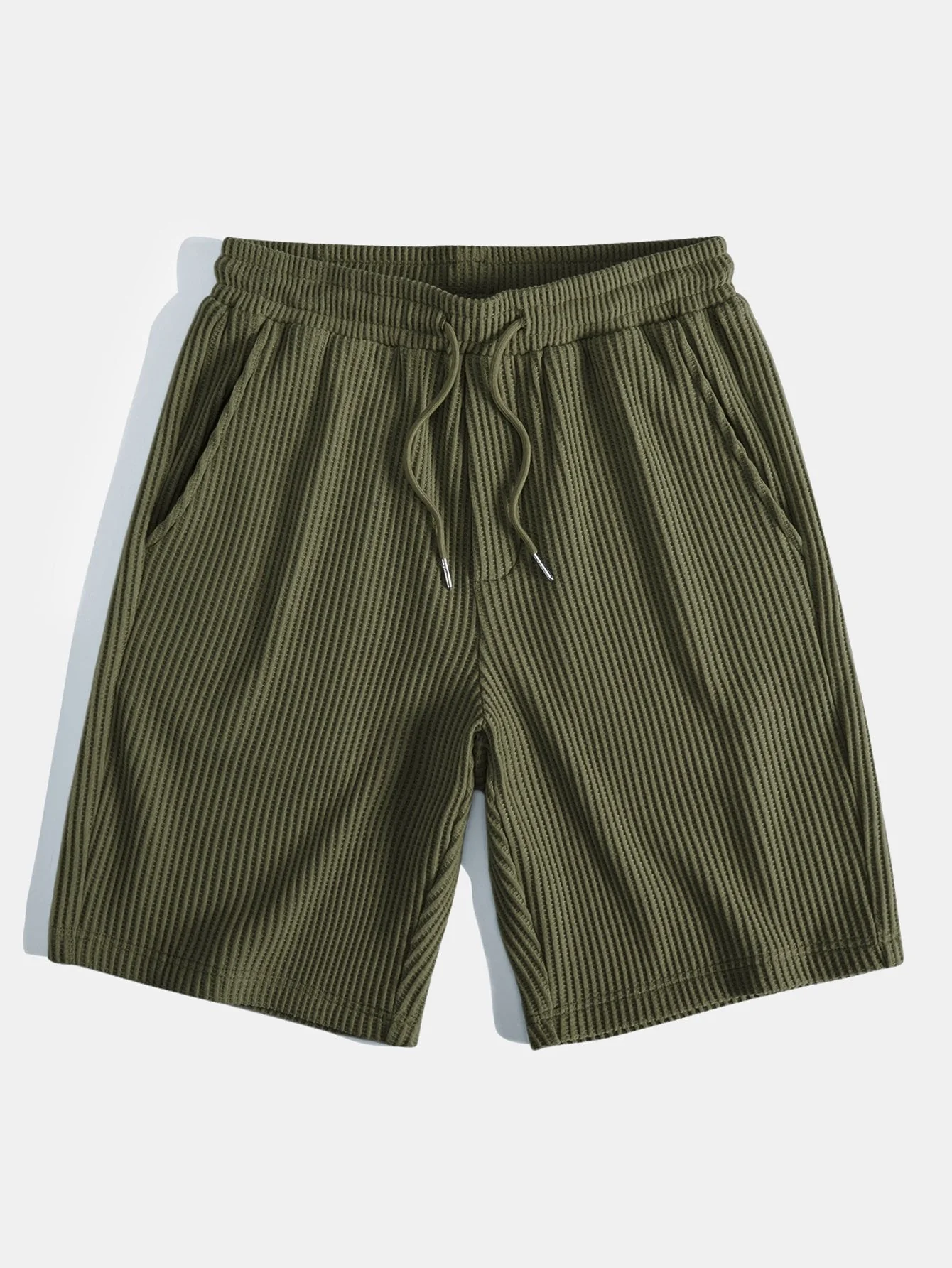 Aylsworth® | Drawstring Knitted Waffle Shorts - Image 7