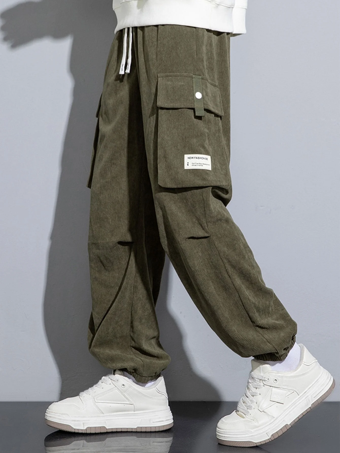 Baastian® | Corduroy Cargo Jogging Pants