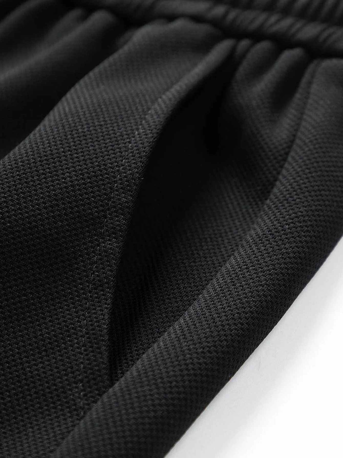 Badri® | Basic Textured Drawstring Shorts - Image 21