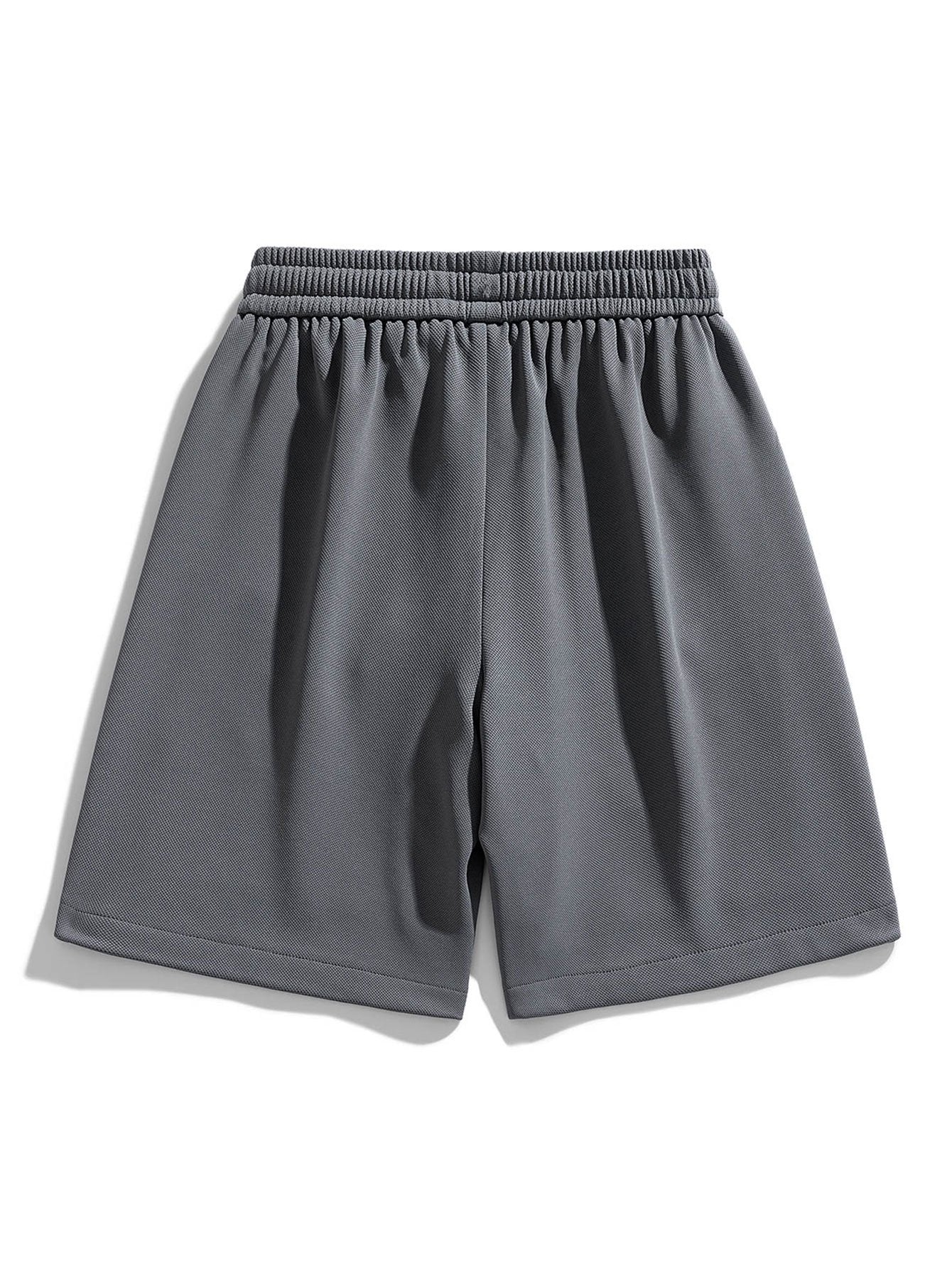 Badri® | Basic Textured Drawstring Shorts - Image 6