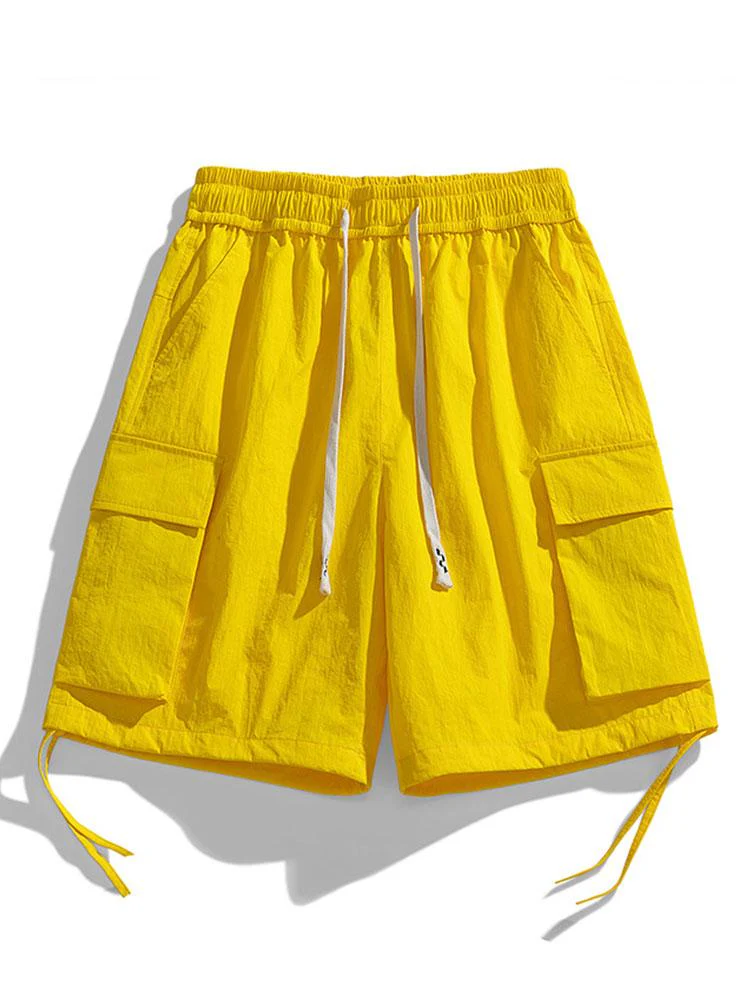 Baelem® | Drawstring Hem Cargo Shorts - Image 3