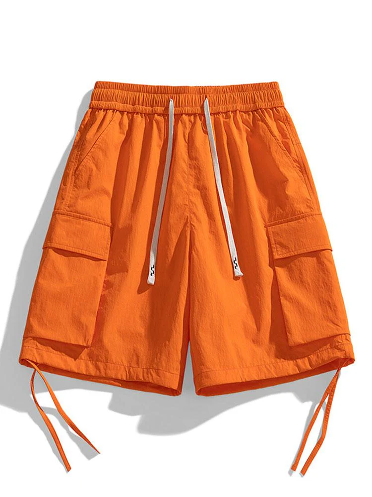 Baelem® | Drawstring Hem Cargo Shorts - Image 4