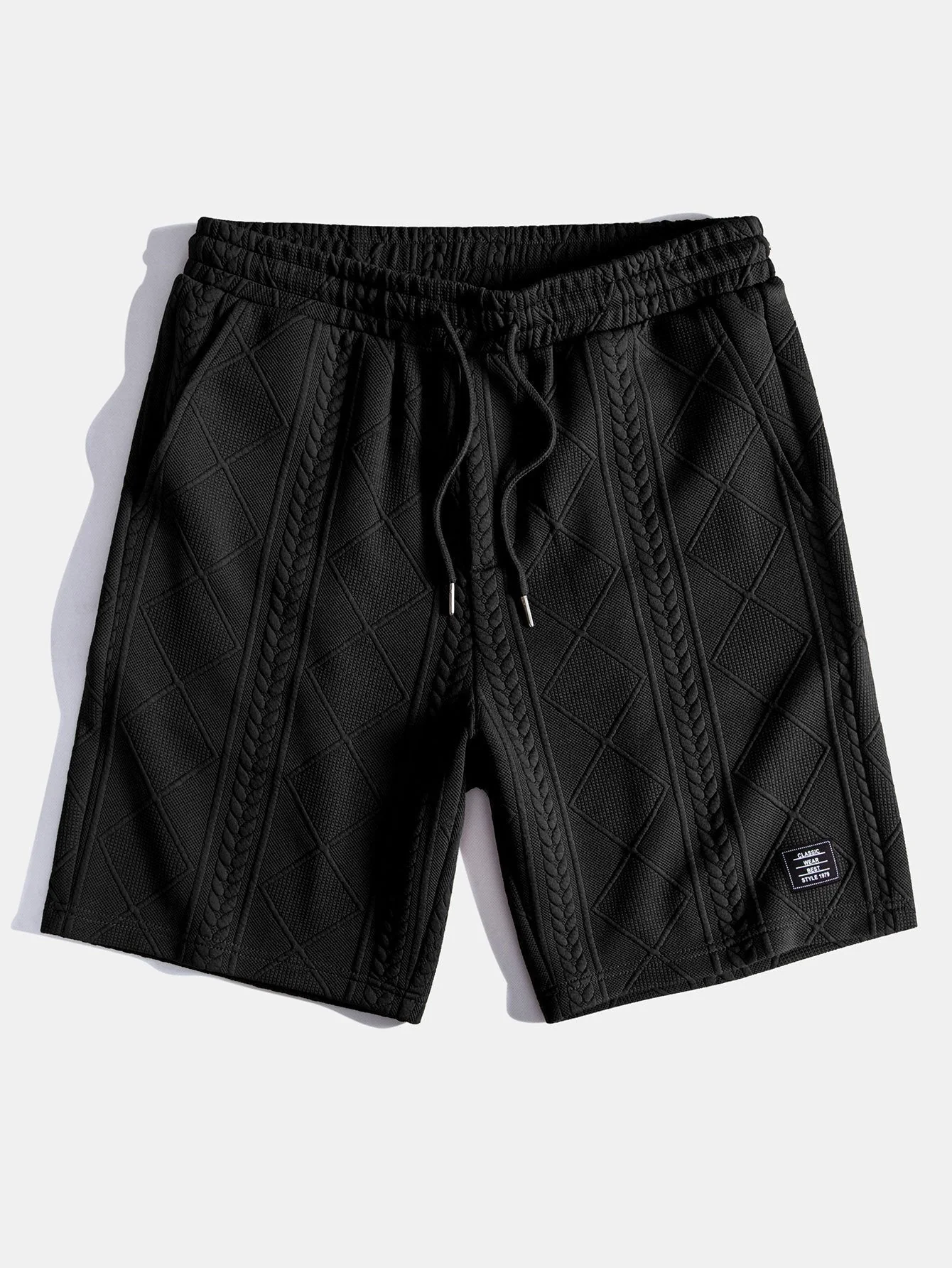 Baer® | Geometric Jacquard Drawstring Shorts