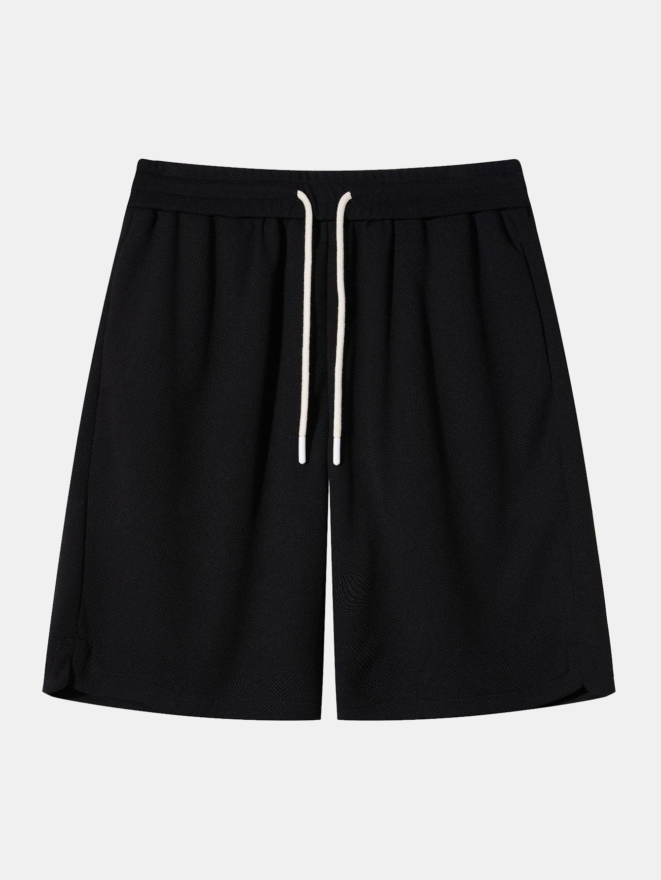 Bahiyyih® | Loose Fit Drawstring Waffle Shorts - Image 2