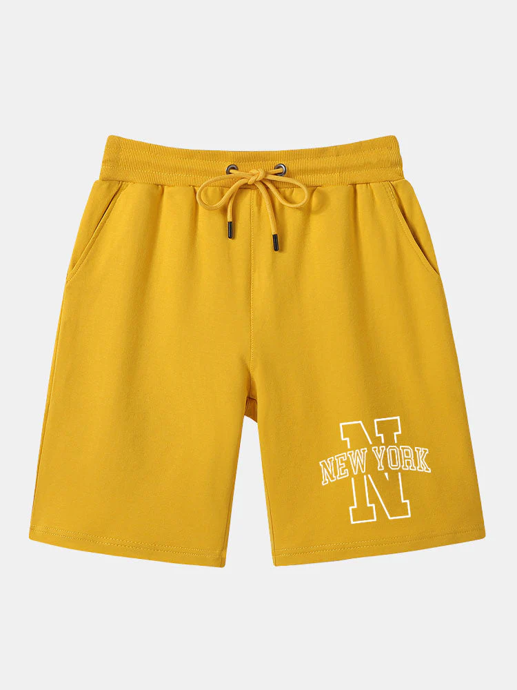 Bajzath® | New York Print Mid Length Shorts - Image 6