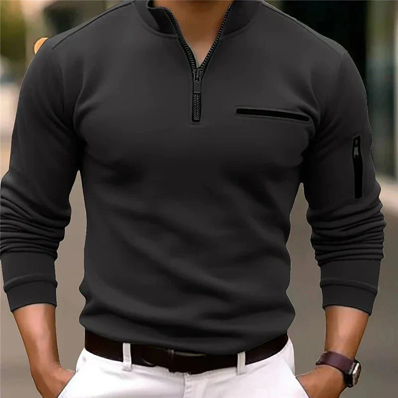 Baltasar® | Modern Polo With Zip Details - Image 4