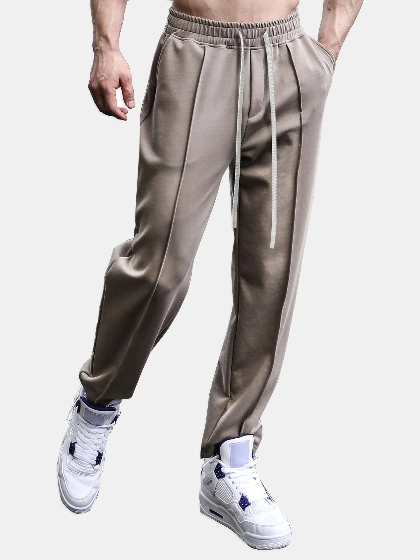 Balthasar® | Tapered Jogger Pants With Pintuck - Image 5