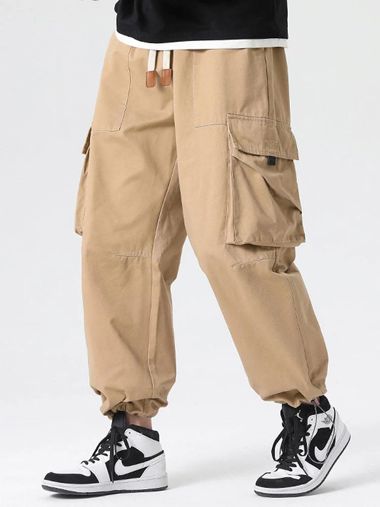 Bandon® | Elastic Drawstring Cuff Parachute Cargo Pants - Image 9