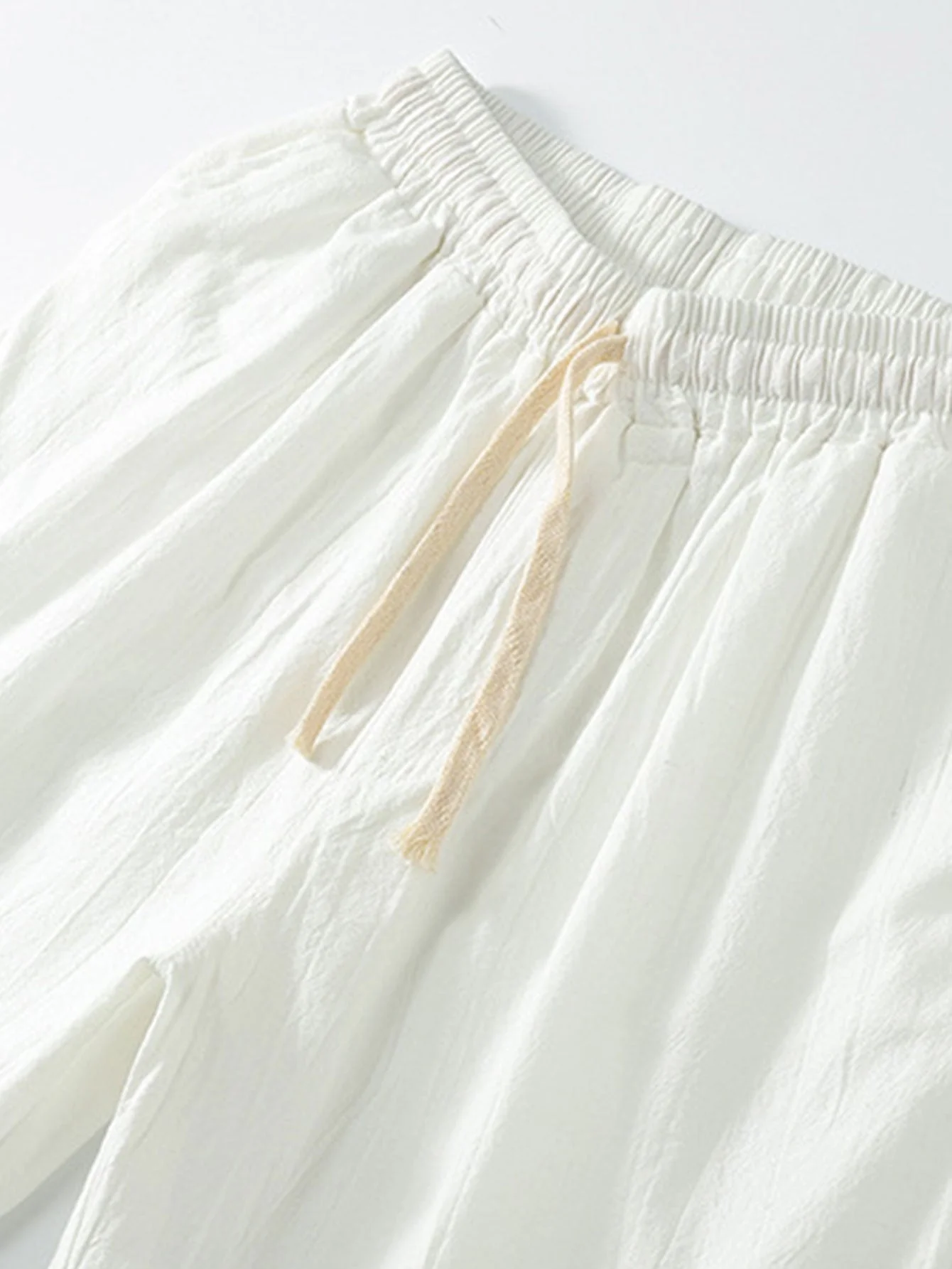 Barek® | Man Cotton Drawstring Shorts - Image 6