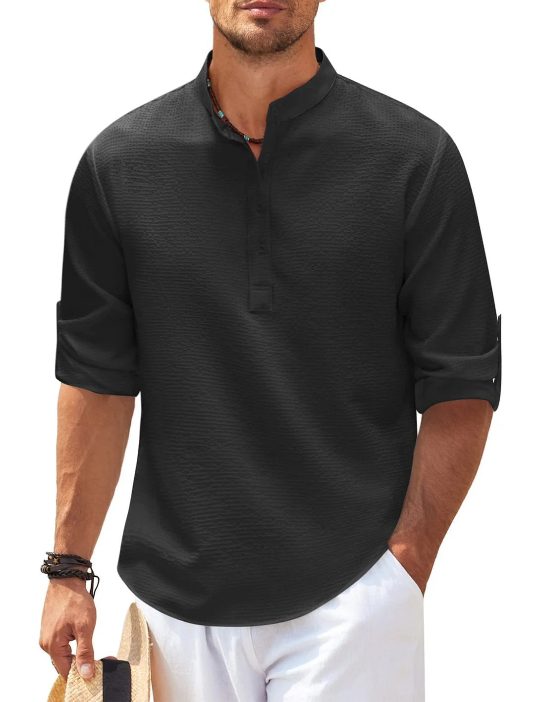 Barnaby® | Casual Summer Shirt Long Sleeves - Image 5