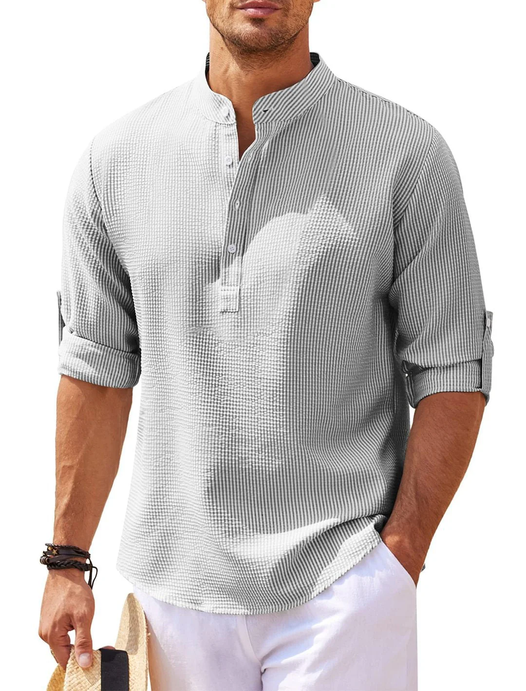 Barnaby® | Casual Summer Shirt Long Sleeves - Image 8