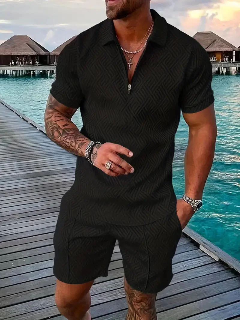 Barnaby® | Cool Shorts & Shirt Set For Men - Image 4