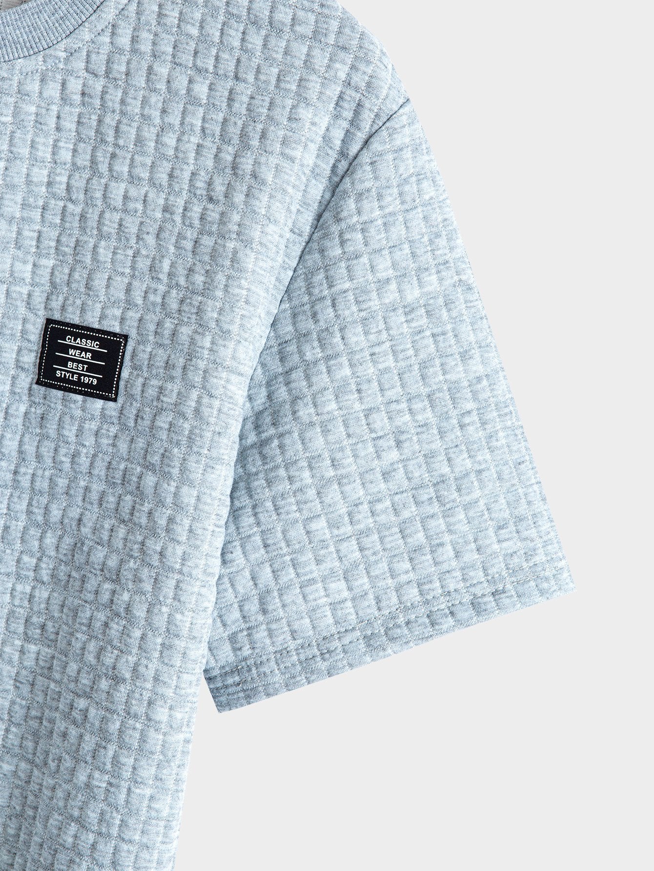 Bartolomé® | Short Sleeve Waffle Arc Hem T-Shirt - Image 8