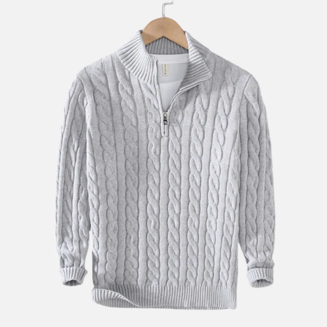 Bartolomé | Knit Half Zip Sweater