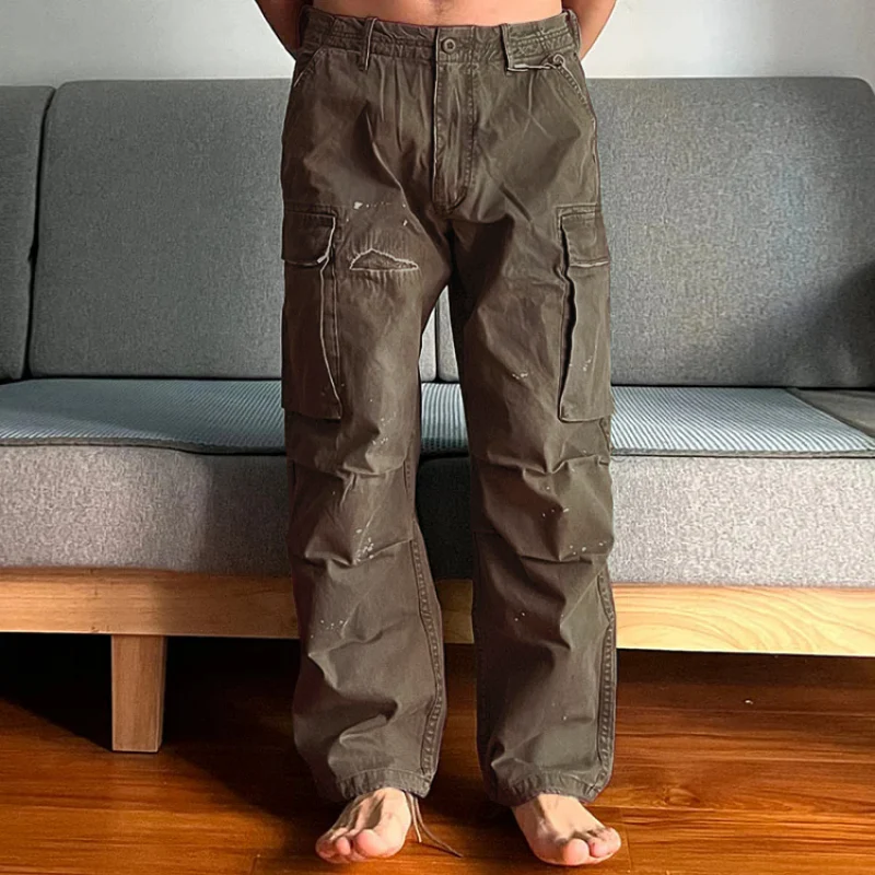 Bartrem® | Men's Loose Large Pocket Wear-resistant Cargo Paratrooper Pants 35879567Z - Image 6