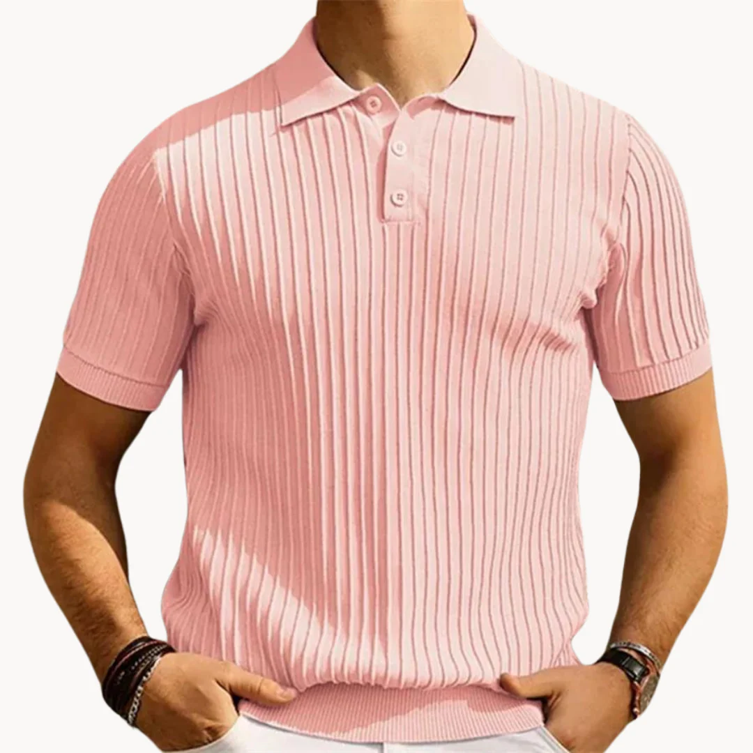 Basil® | Casual Knitted Polo Men