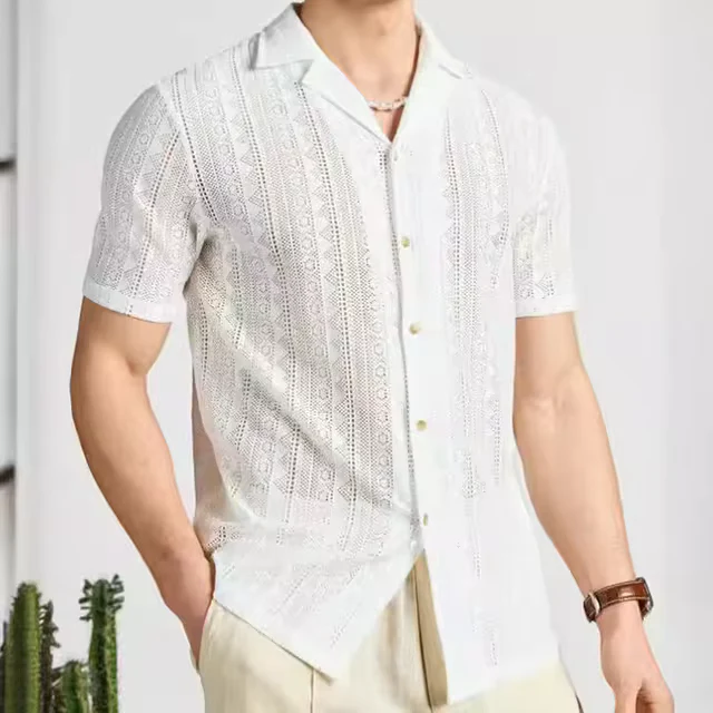 Baxter® | Men's Breathable Summer Shirt Knitted - Image 15