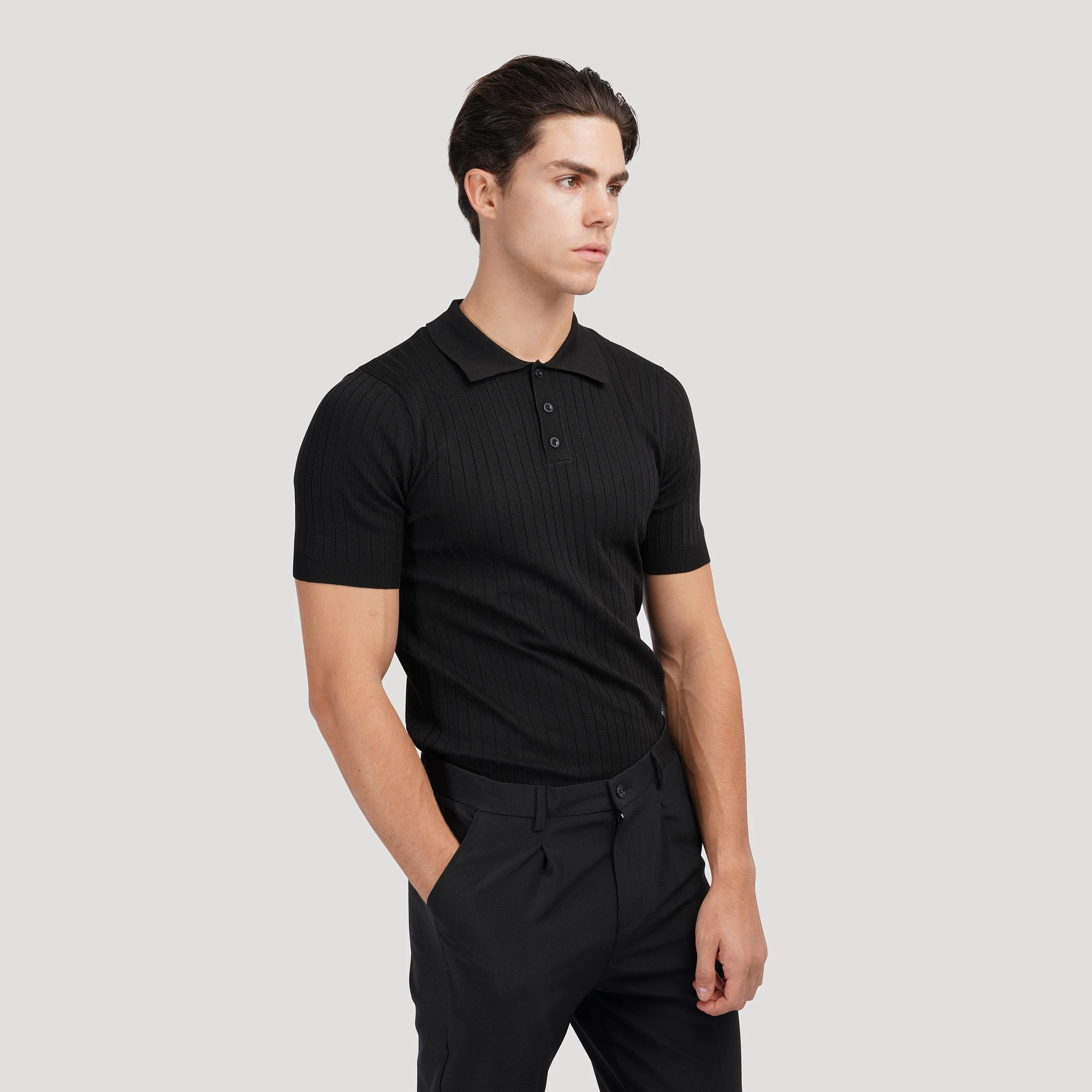 Beebe® | Knitted Polo Shirt - Image 8