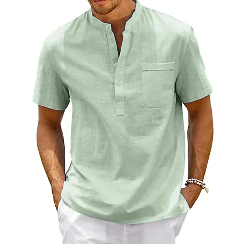 Bernard® | Casual Cotton-Linen Shirt - Image 3