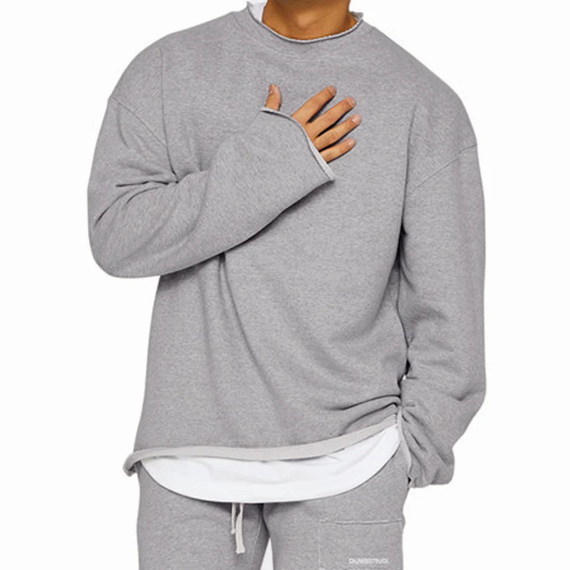 Besim® | Men's Round Neck Loose Fit Casual Sweatshirt 16815807Z - Image 4
