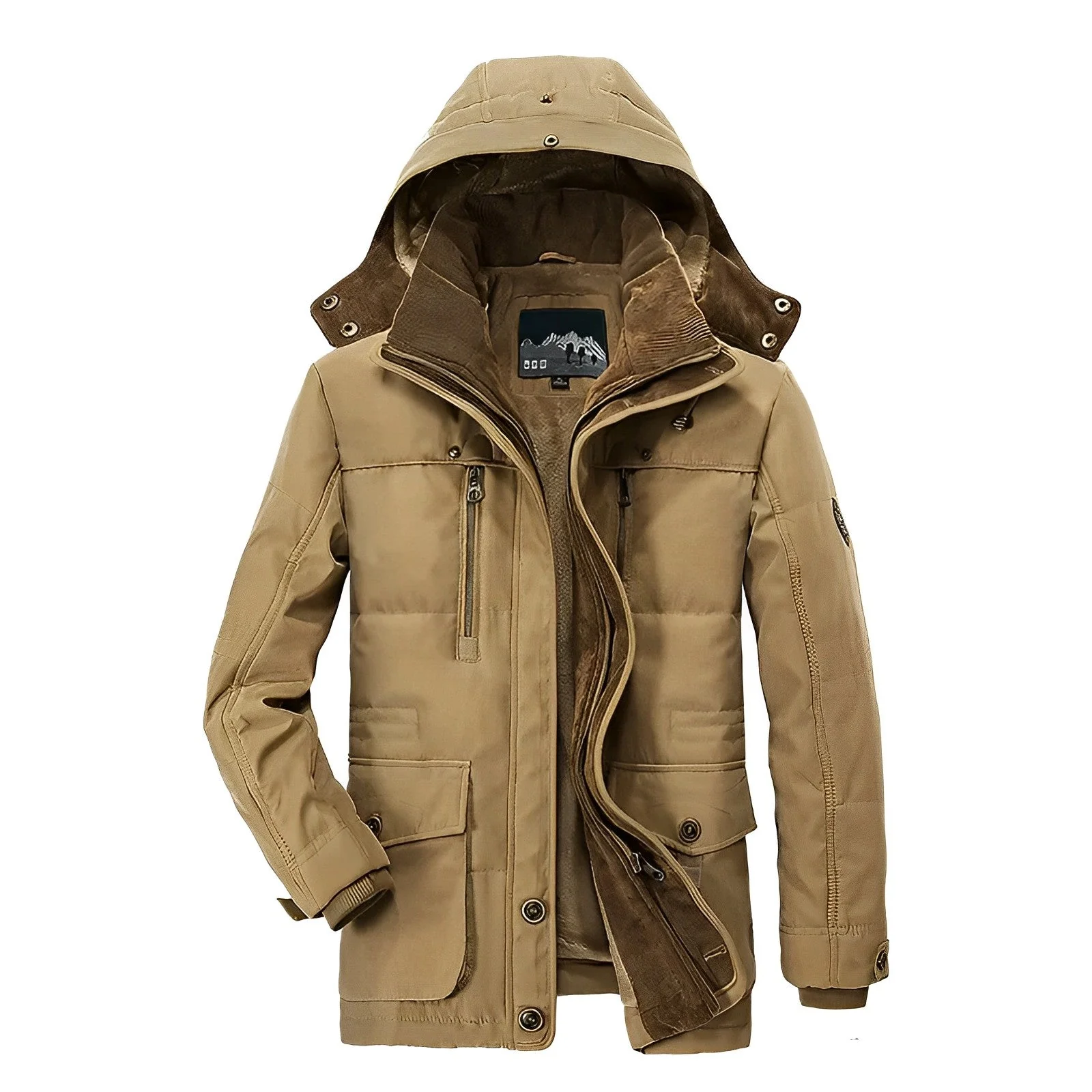 Biel | Classic winter coat with stand-up collar