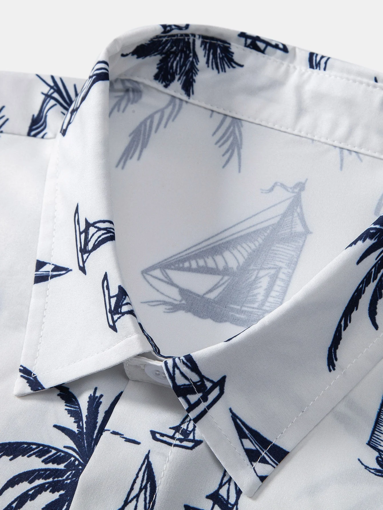 Bill® | Island Sailing Print Button Up Shirt & Swim Shorts - Image 18