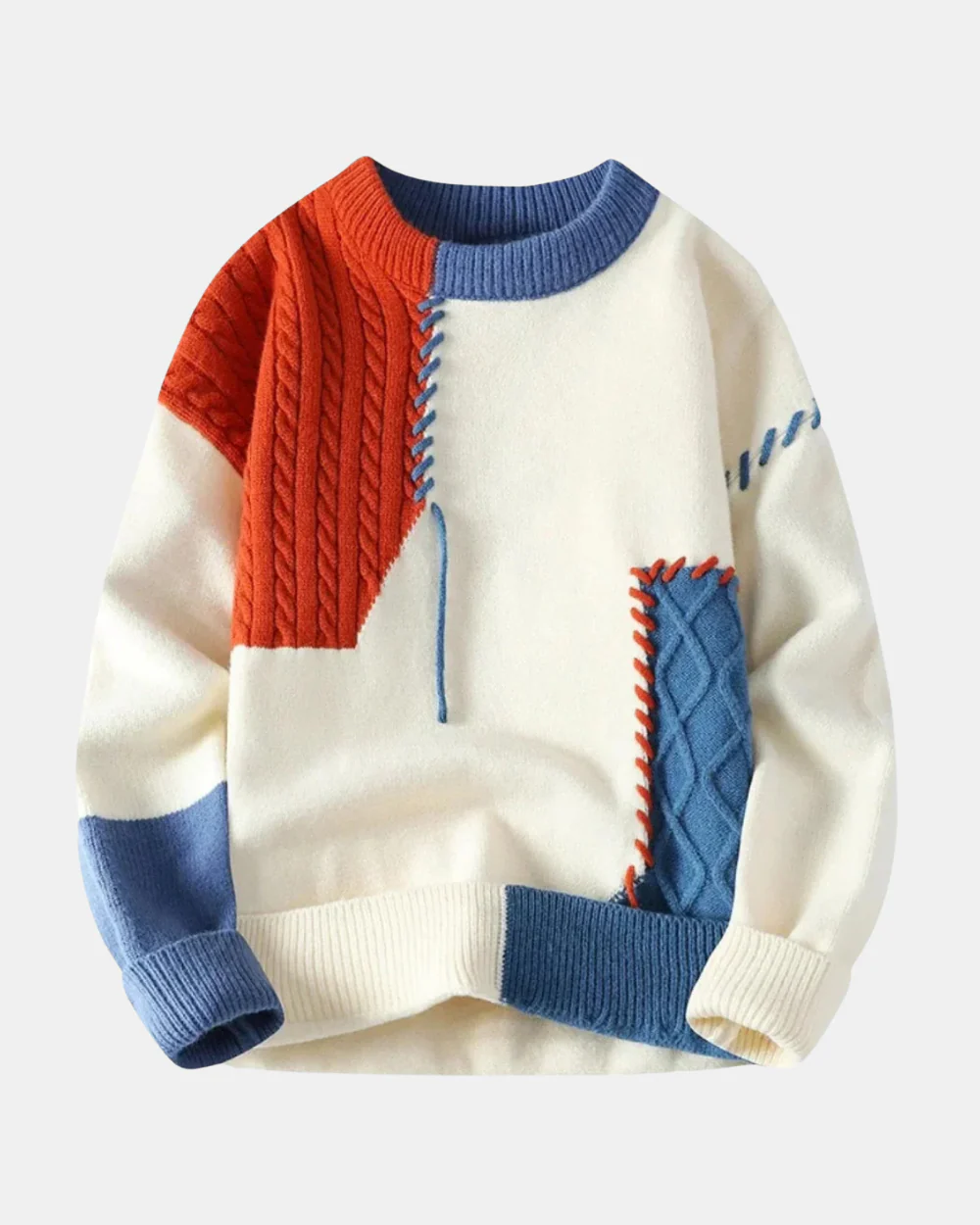 Brandon | Amadeo Patchwork Pullover - Image 6