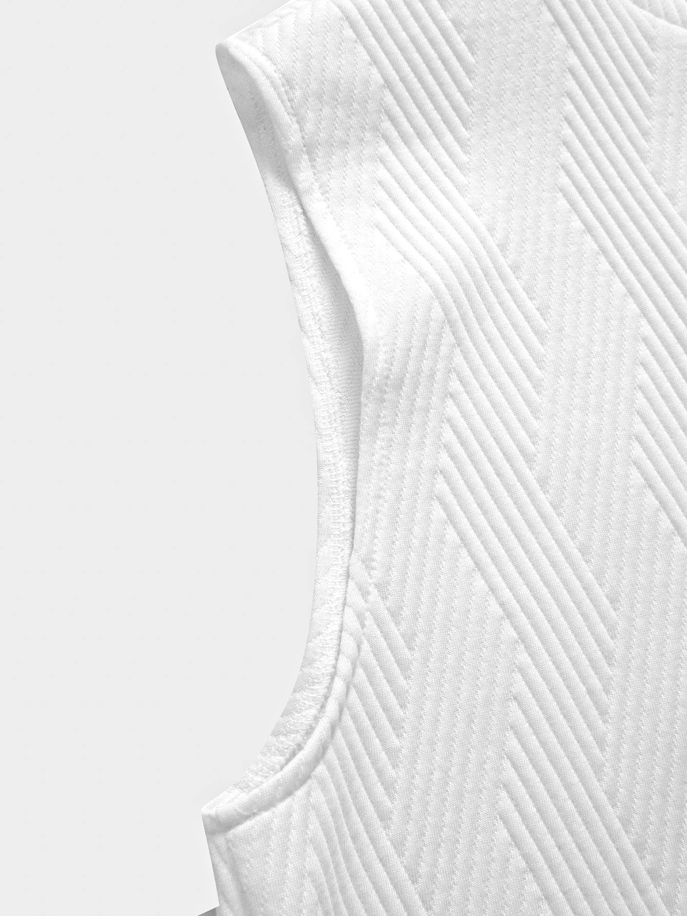 Brett® | Striped Jacquard Sleeveless Hooded T-Shirt & Shorts - Image 20