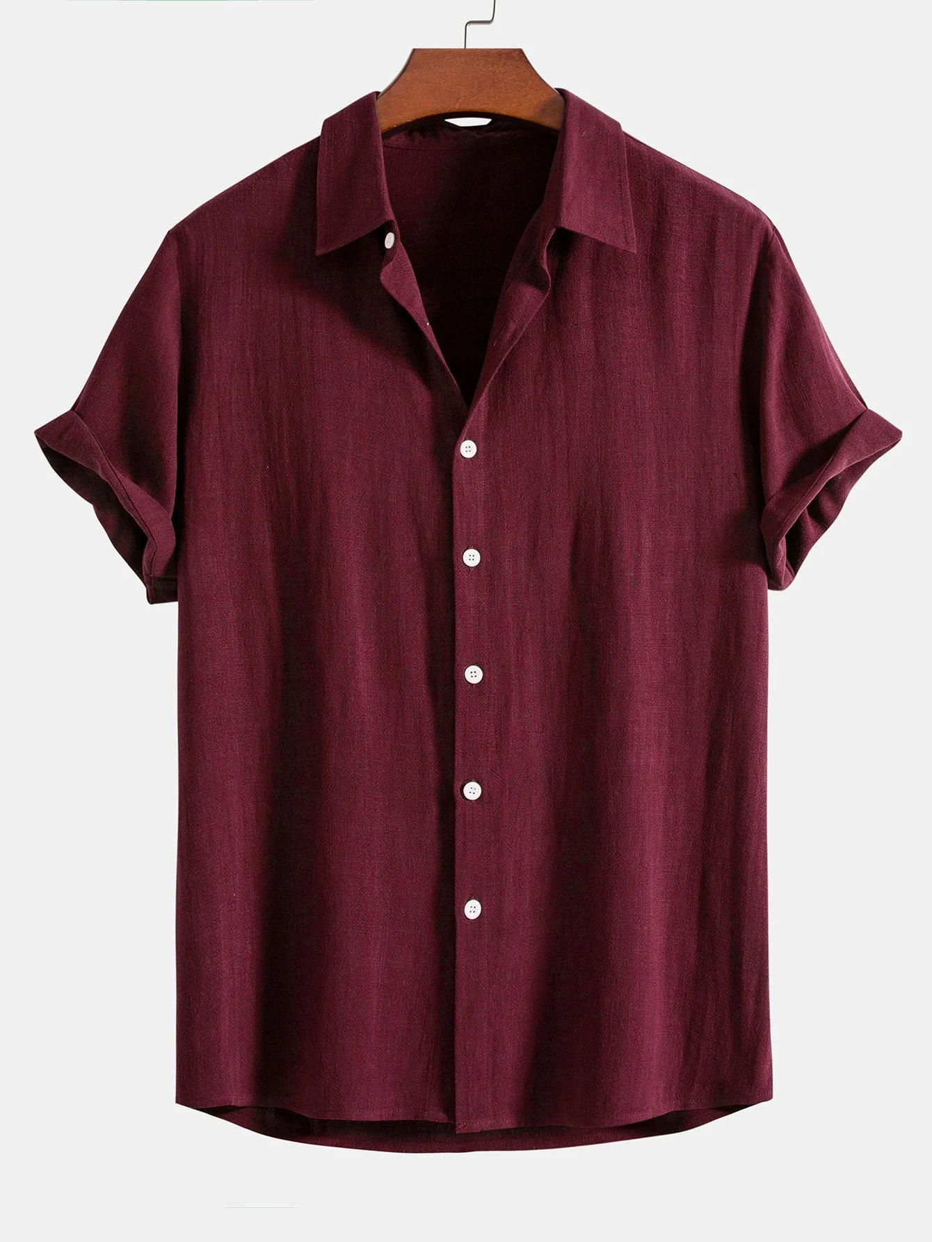 Bruce® | Linen Rayon Blend Button Up Shirt & Straight Leg Linen Pants - Image 12