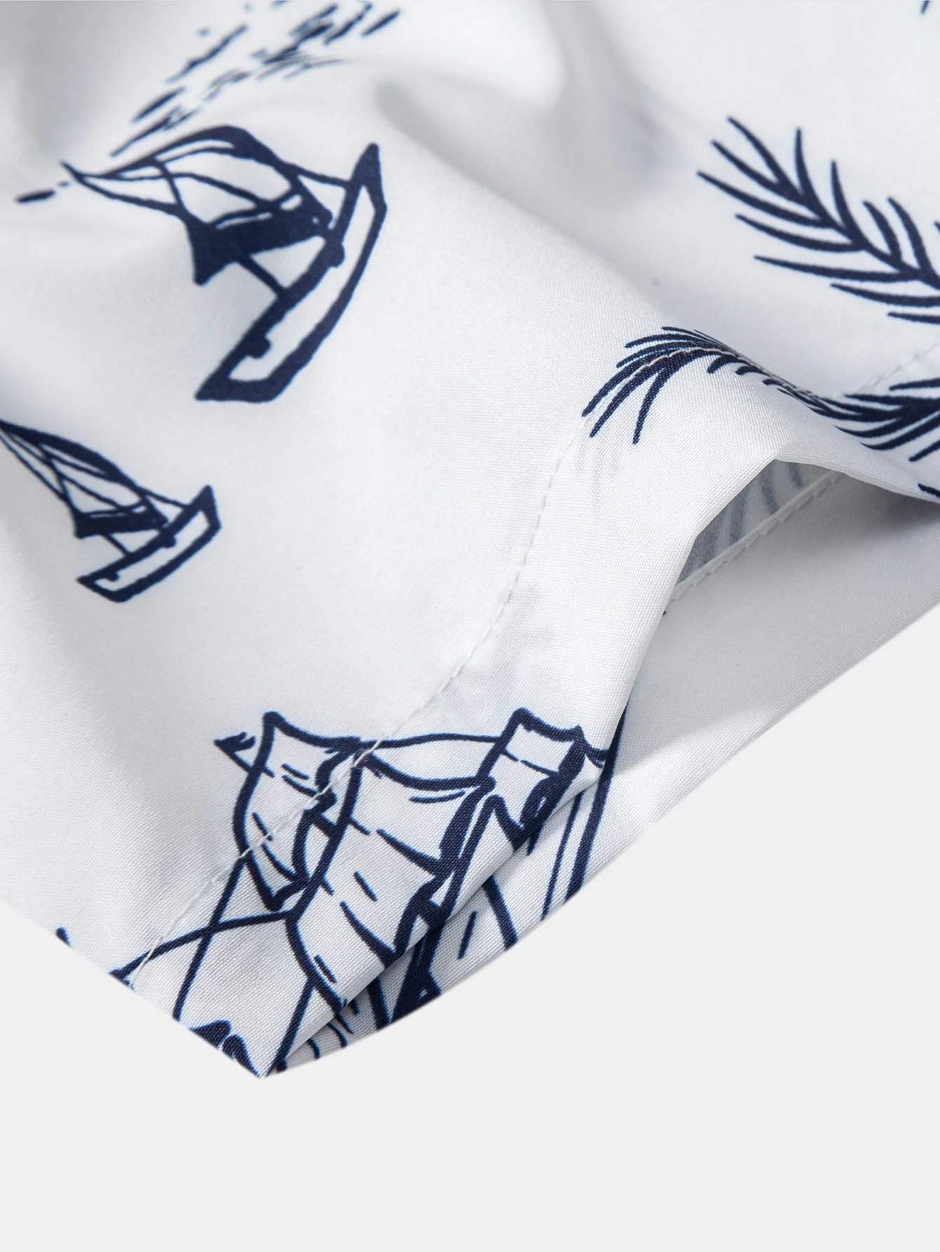 Bryan® | Island Sailing Print Button Up Shirt & Swim Shorts - Image 19