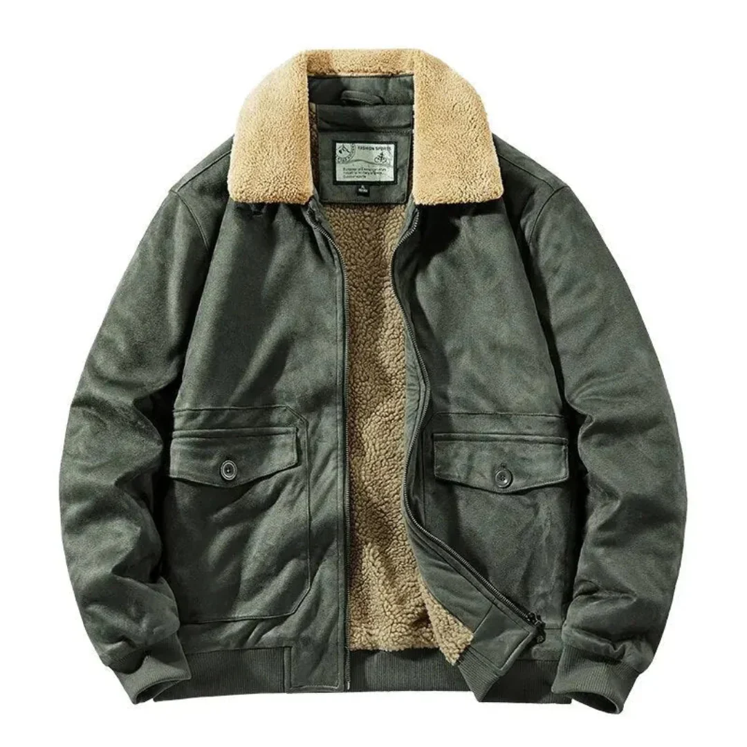 Calixto | Lined Suede Jacket