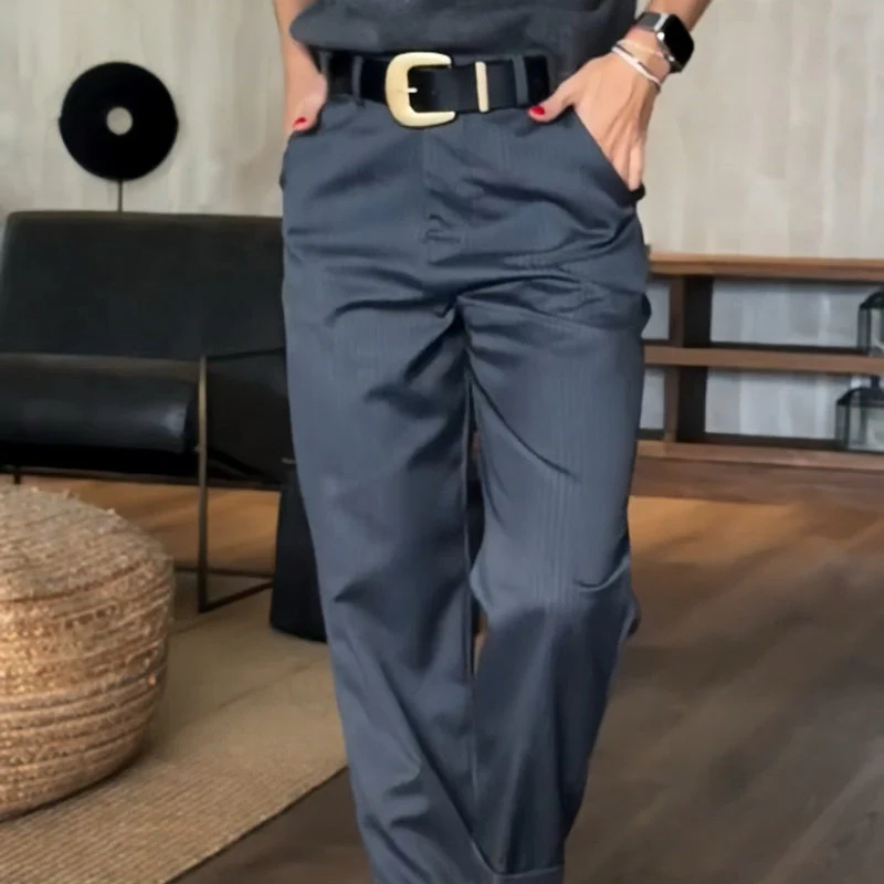 Carter® | Women's High Waist Casual Straight Pants - Image 5