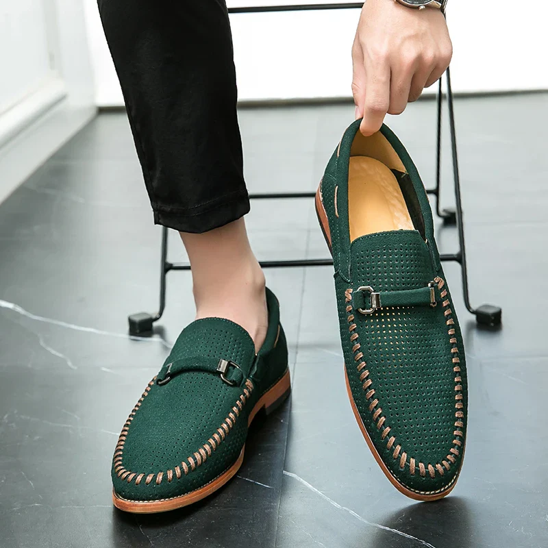 Celsus | Sorrento Suede Loafers - Image 16