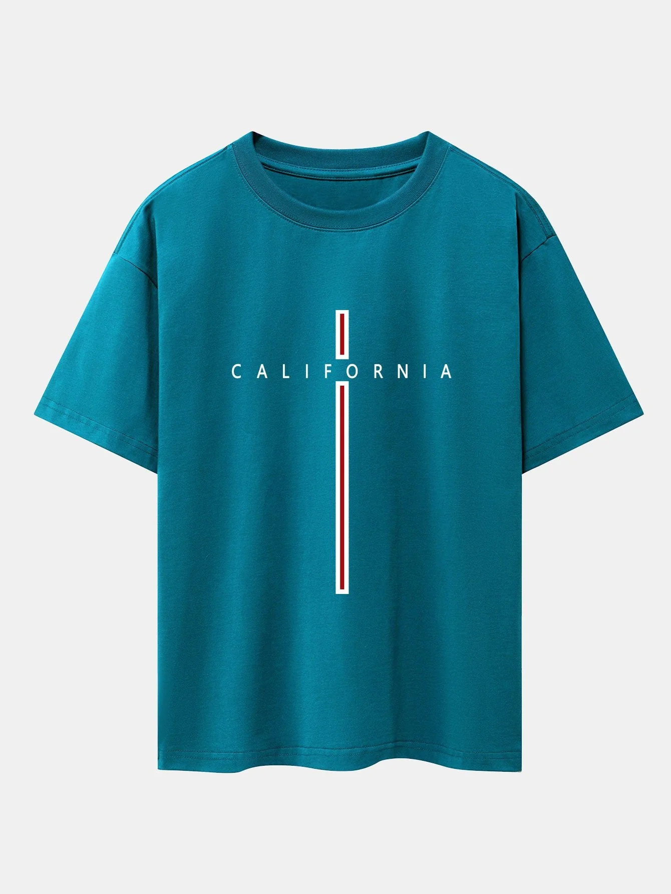 César® | Stripe Print Drop Shoulder Oversize T-Shirt - Image 13