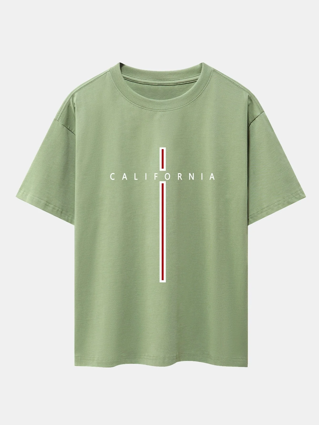 César® | Stripe Print Drop Shoulder Oversize T-Shirt - Image 14
