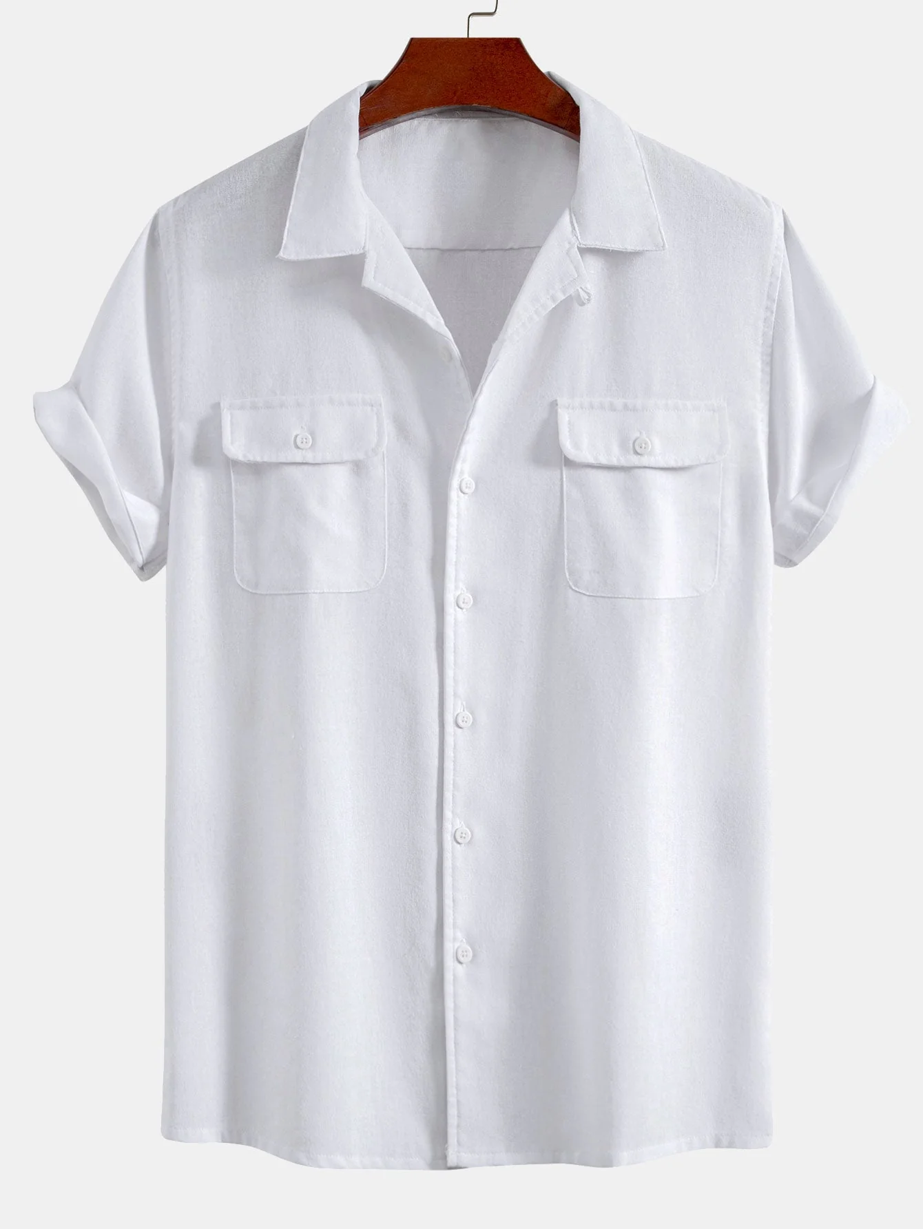 Chad® | Linen Cuban Shirt With Pockets - Image 3