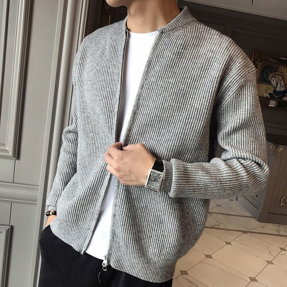 Charlie® | Modern men's sweater with zip - Image 3