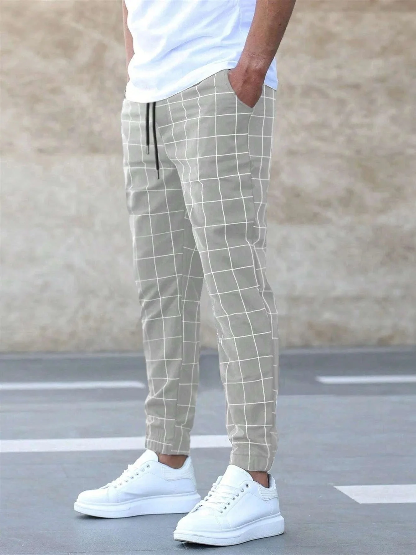 Chester® | Checked Jogger Pants - Image 4