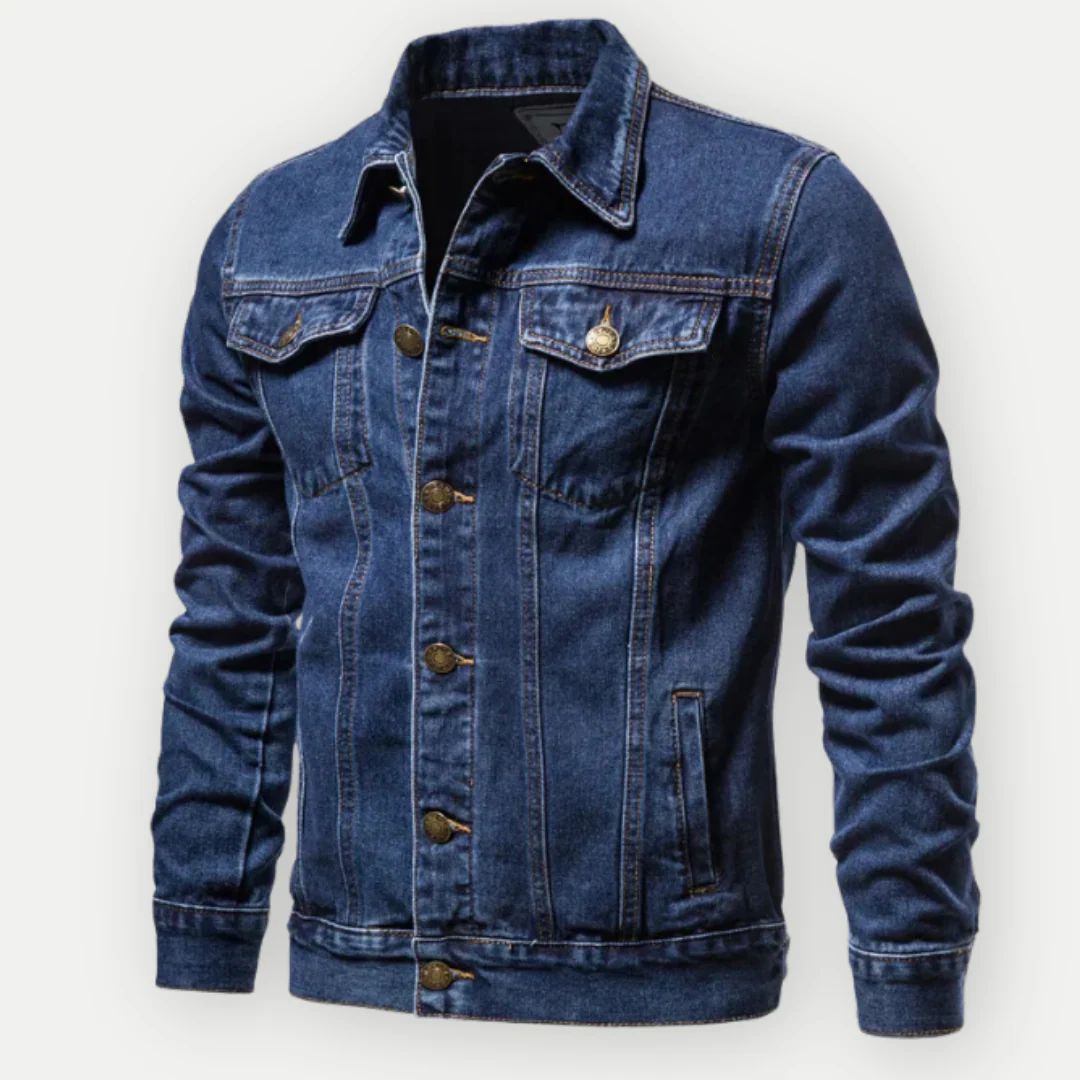 Chester® | Classic Denim Trucker Jacket For Men - Image 4
