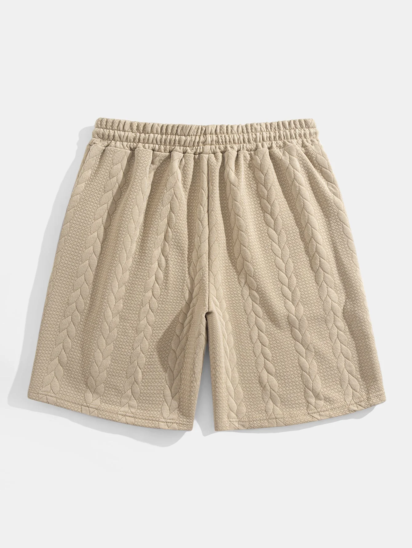 Clay® | Relax Fit Mid-Length Sleeve Twist Jacquard T-Shirt & Shorts - Image 12
