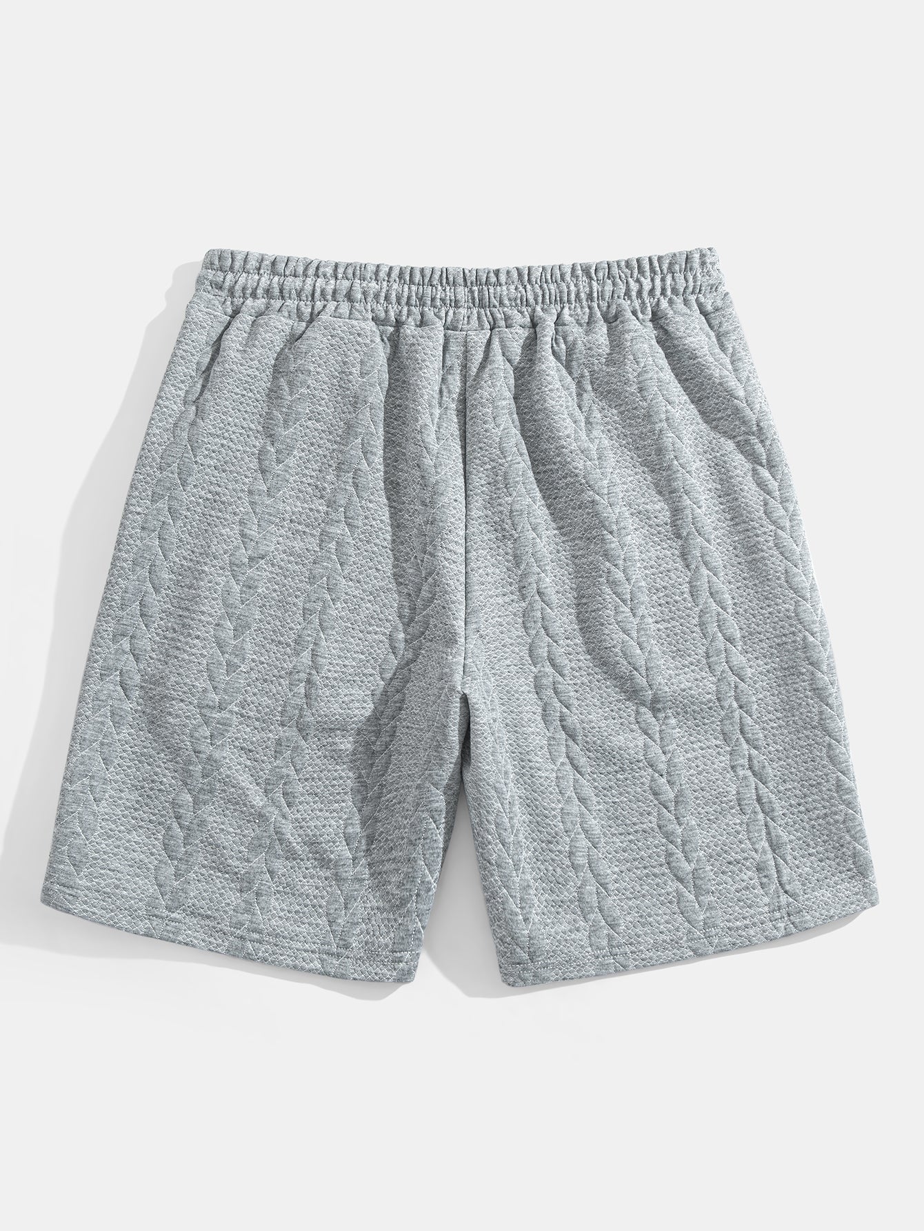 Clay® | Relax Fit Mid-Length Sleeve Twist Jacquard T-Shirt & Shorts - Image 18